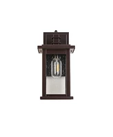 Flynama Wall Sconces 1-Light 12.25-in H Oil-Rubbed Bronze Dark Sky Outdoor Wall Light