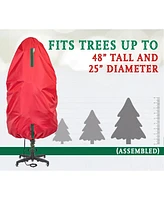 Florida Brands Upright Christmas Tree Storage Bag For Topiary and Holiday up to ft Tall