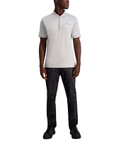 Karl Lagerfeld Paris Men's Slim Fit Short Sleeve Signature Logo Polo Shirt