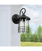 Flynama 1 Waterproof Outdoor Wall Light, Outdoor Wall Light, Matte Black