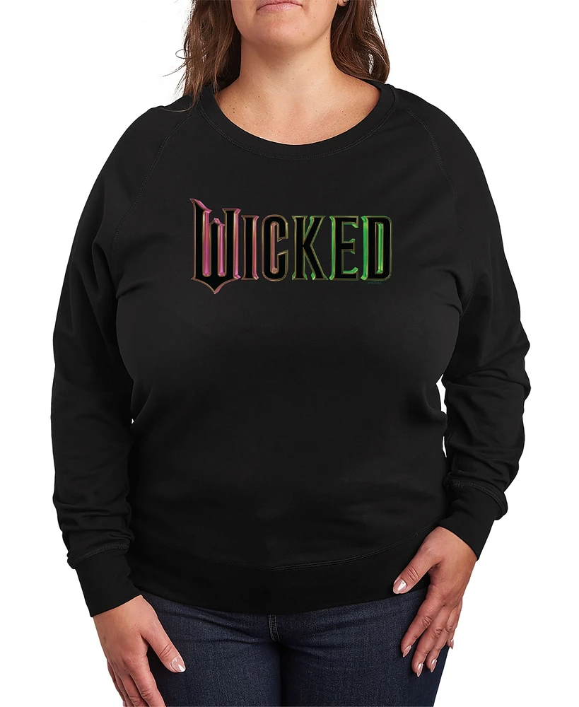 Hybrid Apparel Plus Wicked Theatrical Logo Graphic Pullover T-Shirt