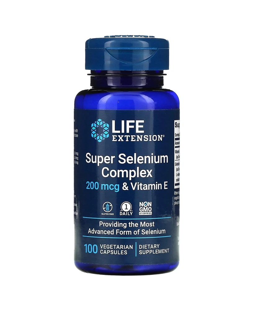 Life Extension Super Selenium Complex & Vitamin E 200 mcg