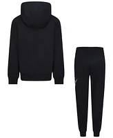 Nike Little Boys Club Fleece 2-Pc. Logo Hoodie & Sweatpants Set