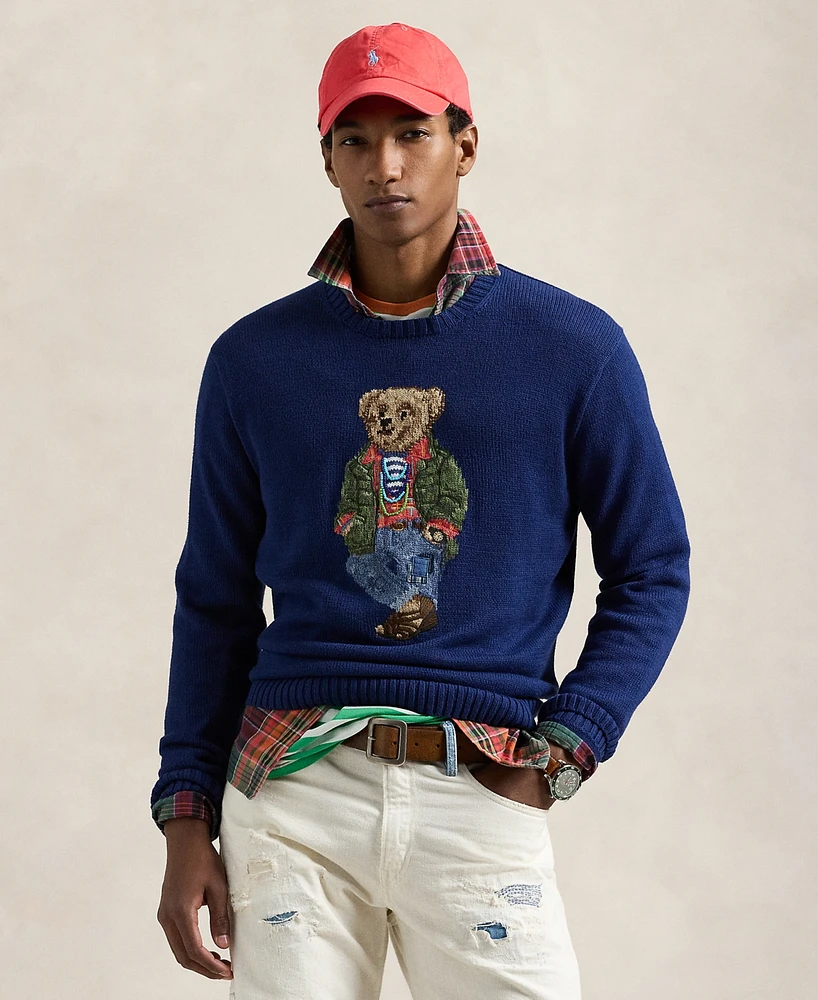 Polo Ralph Lauren Men's Bear Cotton Sweater