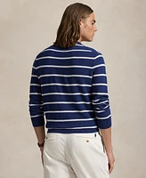 Polo Ralph Lauren Men's Striped Mesh-Knit Cotton Sweater