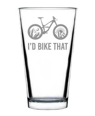 Bevvee I'd Bike That - Pint Glass