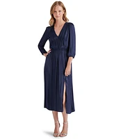 Steve Madden Women's Arlene Satin Midi Dress