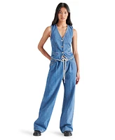 Steve Madden Women's Minorca Denim Drawstrings Pants