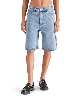 Steve Madden Women's Denim Bermuda Shorts