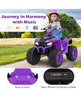 Hongge 24V Kids Ride-On Electric Atv with Wireless Connection for Toddlers 3-8 Years Old