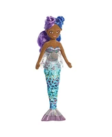 Aurora Large Flutter Fashion Sparkles Aurelia Sea Sparkles Enchanting Plush Toy Blue 17"