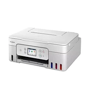 Canon MegaTank Pixma G3290 Wireless 3 In 1 White Printer with Lcd Touchscreen