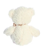 Aurora Medium Ashford Bear Snuggly Plush Toy White 11"