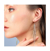 Sohi Women's Sleek Drop Earrings