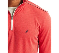 Nautica Men's Quarter Zip Fleece Sweatshirt