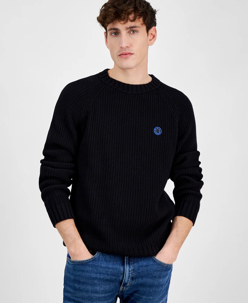 Hugo by Boss Men's Sonni Relaxed-Fit Ribbed-Knit Sweater