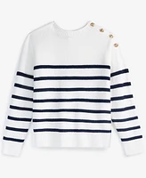 On 34th Women's Buttoned-Shoulder Sweater