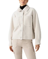 Sanctuary Women's Cozy Button-Front Sherpa Shacket