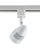 Pro Track 4-Head Led Ceiling Track Light Fixture Kit with Floating Canopy Bullet Spot