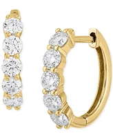 Grown With Love Lab Diamond Hoop Earrings (1 ct. t.w.) 14k White or Yellow Gold