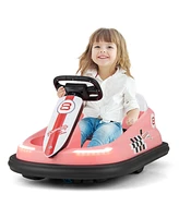 Hongge 6V kids Ride-on Bumper Car with 360° Spinning and Dual Motors