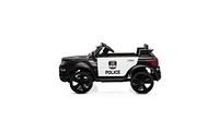 Slickblue 12V Kids Police Ride-On Car: Electric Vehicle with 2.4G Remote Control, Led Lights, Music, and Horn