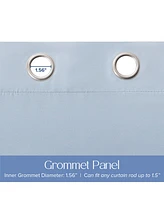 Blackout Grommet Taylor Ombre Curtains Pair, Rainbow