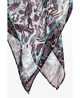 Desigual Women's Rectangular floral scarf