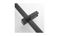 Slickblue Eco-Performance Handheld Shower: Matte Black Shower Head with 26-Inch Slide Bar and 59-Inch Hose