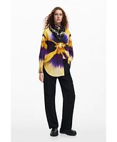 Desigual Women's Floral Scarf M. Christian Lacroix