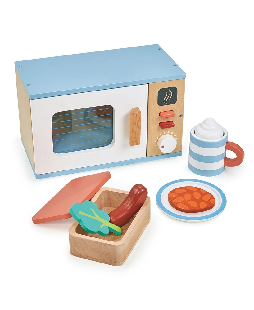 Mentari Toys Premium Wooden Toy Microwave