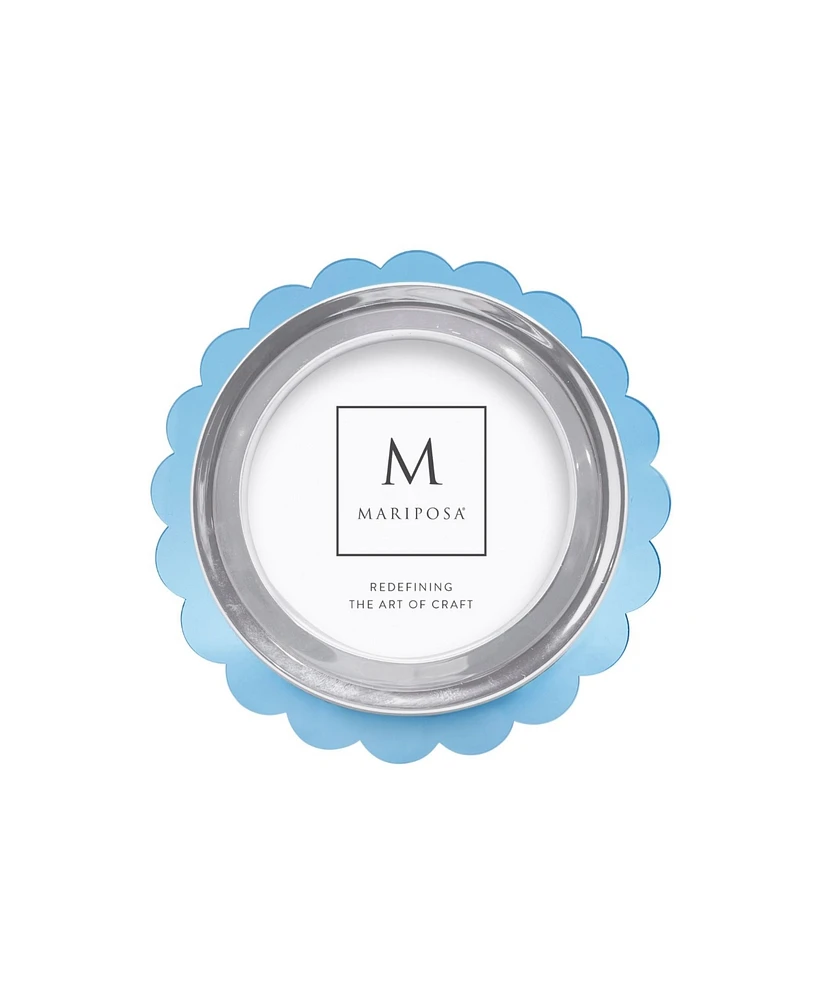 Mariposa Scallop Round Frame