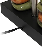 Lalia Home 14" Contemporary Tranquil Stone Table Lamp