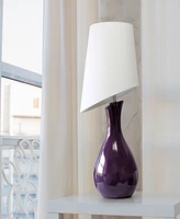 Lalia Home 29" Eggplant Contemporary Table Lamp