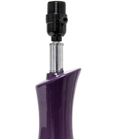 Lalia Home 29" Eggplant Contemporary Table Lamp