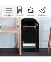 Gaomon Folding Chairs with Padded Seats