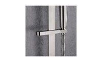 Slickblue Eco-Performance Handheld Shower: Matte Black Shower Head with 28-Inch Slide Bar and 59-Inch Hose