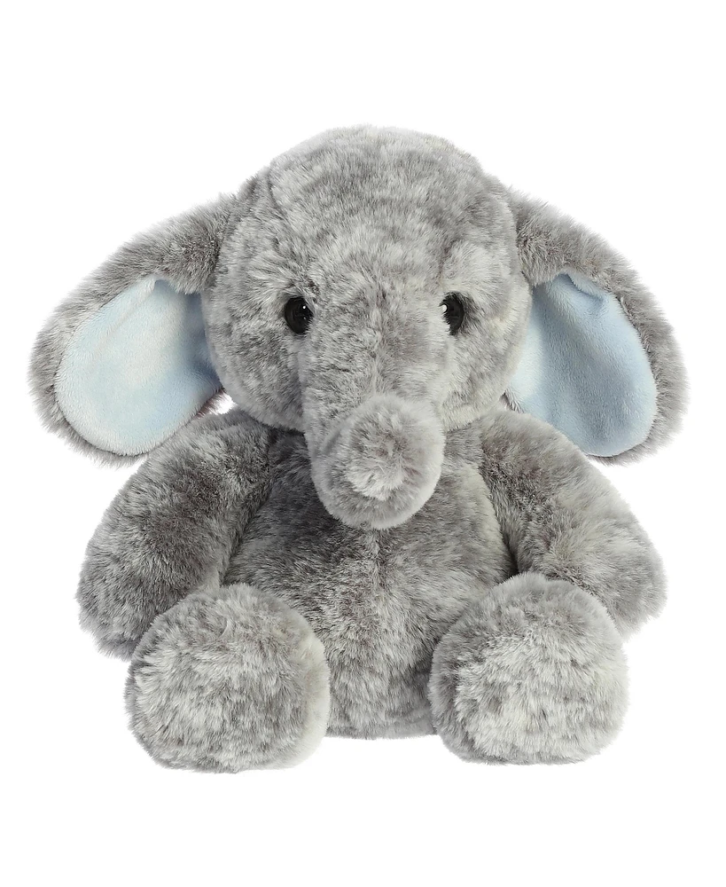 ebba Large Blue Emery Elephant Playful Baby Plush Toy Blue 13"