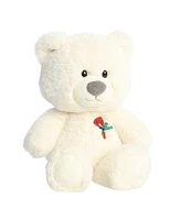 Aurora Large Hugga-Wug Candy Bear Holiday Festive Plush Toy White 13.5"