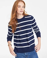 On 34th Women's Crewneck Long-Sleeve Sweater, Created for Macy's