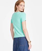 On 34th Women's Ribbed T-Shirt