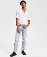 Guess Men's Finnley Slim Fit Tapered Leg Stretch Jeans