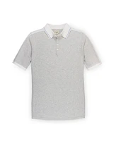 Hope & Henry Men's Short Sleeve Sweater Polo