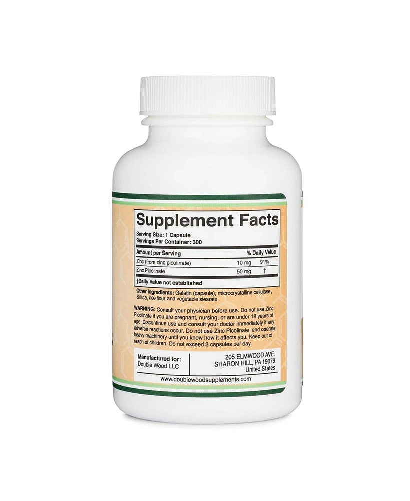 Double Wood Supplements Zinc Picolinate