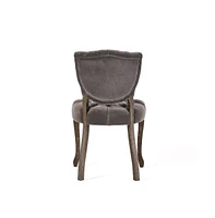 Kd Tufted Chair (Wthr)(Set Of 2)