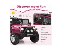 12V Kids Remote Control Ride-On Truck – Lights & Music
