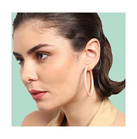 Sohi Women's Minimal Hoop Earrings