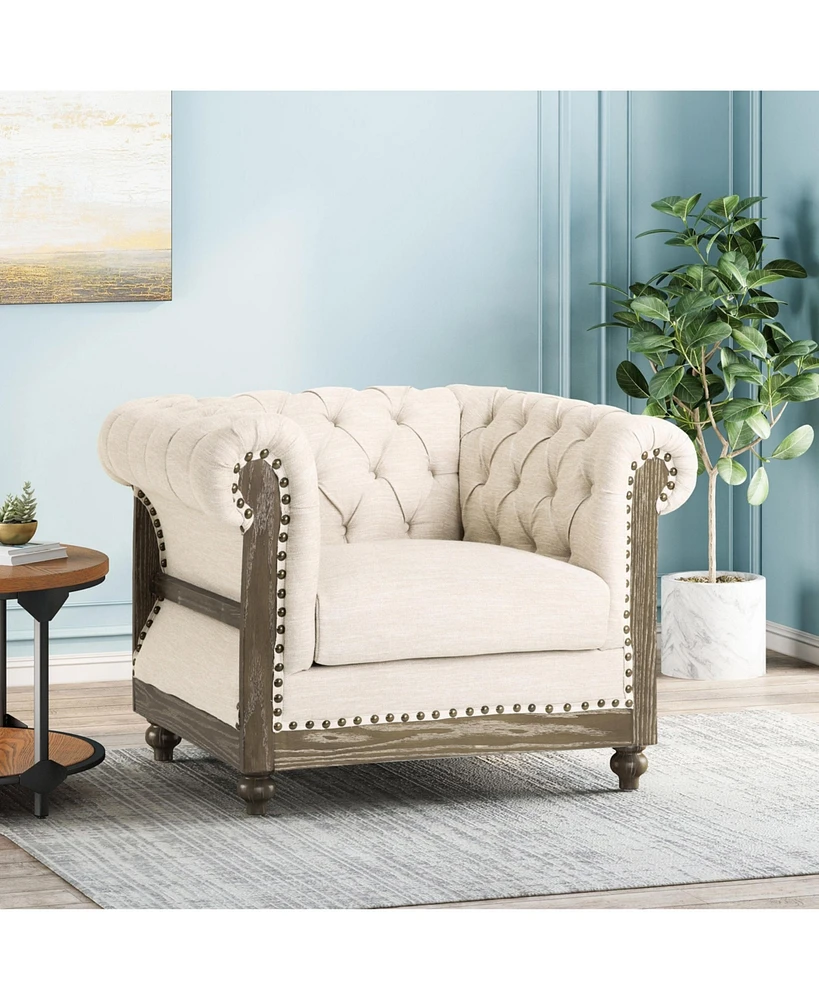 Streamdale Furniture Chesterfield-Inspired Club Chair: Sophisticated Comfort For Your Home