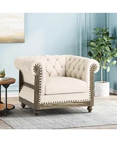 Streamdale Furniture Chesterfield-Inspired Club Chair: Sophisticated Comfort For Your Home