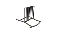 Slickblue Bronze Flat Tube Single Rocking Chair - Stylish and Comfortable Design